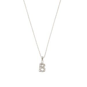 ANNIKA WITT Silver/B Made In Bali Sterling Silver Initial Pendant Necklace